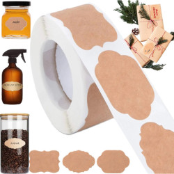 Etykiety samoprzylepne naklejki 250szt zestaw uniwersalne