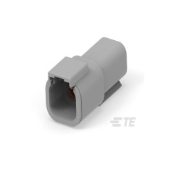 TE Connectivity DTM04-4P DTM Automotive Connector Grey Female Shrouded 4POS