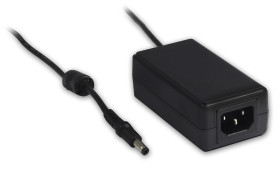 Adapter AC/DC Uwy 7.5V dc Iwy 2.5A Złącze 2,1 x 5,5 mm 18.75W, typ wtyczki: Złącze 3-stykowe IEC