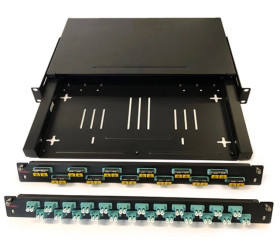 Nieuzbrojona płyta czołowa WPS GEN II do panela RFR-00311-BK 12 x duplex SC, 1U, Grafitowa AFR-00480-04