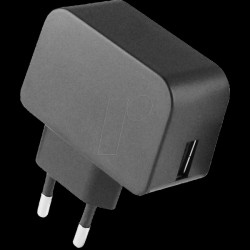 HNP12-USBL6 USB Plug in switching adaptor, 12 W, 5 V, 2400 mA