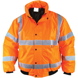 Scan UC804-O Hi-Vis Bomber Jacket Orange - XL (48in)