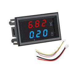 Amperomierz/voltomierz cyfrowy 0-10A 0-99,9V DC z bocznikiem DSN-VC288