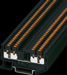 3214424 Continuity terminal block, PT 2.5-Quattro black