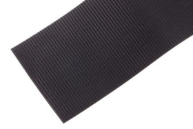 Taśma rzepowa, typu: haczyk-pętelka, dł. 1m, szer. 50mm, kolor: Czarny, RS PRO