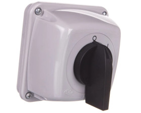 Łącznik krzywkowy 0-1 1P 16A IP44 Łuk 16-53 w obudowie 921653