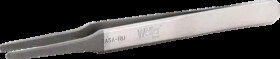 2ASARU Precision tweezers, flat rounded tips, 120 mm