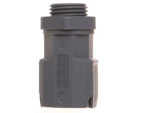 Dławnica poliamidowa do rur ochronnych PG9 IP54 szara FD 9 E03DK-07040100101