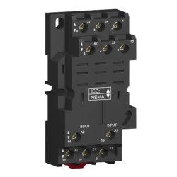 Gniazdo RPZ, styki mieszane, 16A, \250 V, zacisk śrubowy, do Przekaźnik RMX3.. RPZF3