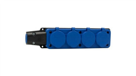 Listwa Gumowa 4X230v 16A Ip54 Niebieska