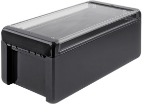 Obudowa Poliwęglan V0 szerokość zew. 125 mm długość zew. 231 mm wys. zew. 90 mm Bopla IP66, IP68 Szary grafitowy