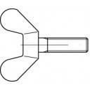 Śruba motylkowa TOOLCRAFT 106386 M16 30 mm DIN 316 10 szt.