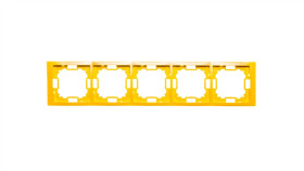 Simon Basic Neos Ramka Pięciokrotna Słoneczny Bmrc5/034