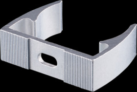 Mounting clip, 60 x 18 x 46.5 mm for sensors, E89209
