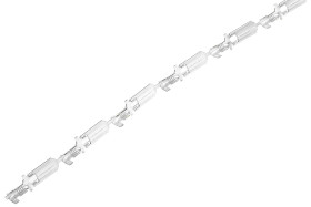 Konektor płaski Męski 6 x 0.8mm długość 26.9mm Izolacja: Nieizolowane Cyna