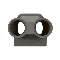 NOWE PLEXO 55 Przepust kablowy - 2 wejścia ISO 20- antracyt 069673L