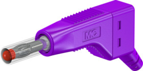 4 mm plug, screw connection, 2.5 mm², purple, 64.9326-26