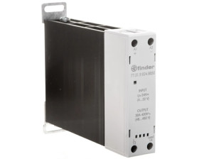 Modułowy przekaźnik SSR na szynę DIN 1Z 30A 60-240V AC, załączanie w zerze, sterowanie 24V DC 77.31.9.024.8050