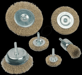 M43806 Wire brush set, 6-piece