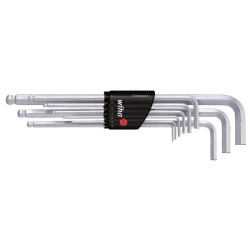 Wiha 02292 SB 369H9 L-key set in Compact holder Hex Ball End 9pc