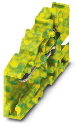 COMBI jack, spring balancer connection, 0.08-4.0 mm², 1 pole, 24 A, 6 kV, yellow/green, 3042201