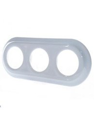 CERAMICZNA RAMKA TRZYKROTNA BIAŁA 2PF03W