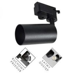 Oprawa sufitowa Lamia czarna szynoprzewód1-fazowa