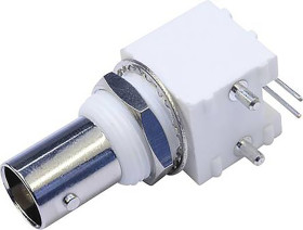 Złącze koncentryczne Montaż na płytce drukowanej Żeński 50Ω typ złącza Złącze BNC 0 to 4GHz Przepust