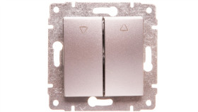 Vena Przycisk Żaluzjowy Aluminium 514018