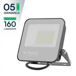 Projektor LED 50W 8000lm 4000K Dioda 160LM/W IP65 Czarny 5 Lat Gwarancji 23694