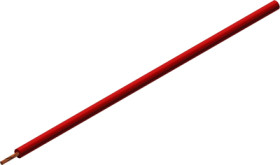 Silicone-switching strand, extremely flexible, halogen free, Cableline, 2.5 mm², 651 x 0.07 mm, red, outer Ø 4.6 mm, 61.7610-100
