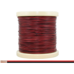 Donau 218-500 Strand Wires 2x0.14mm&#xB2; Red/Black 500m