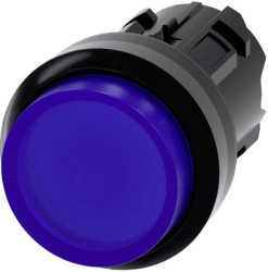 Siemens 3SU10010BB500AA0 3SU1001-0BB50-0AA0 Przycisk podświetlany pierścień przedni z tworzywa sztucznego, okrągły przyc