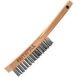 Faithfull FAI6804F Heavy-Duty Scratch Brush, Four Row
