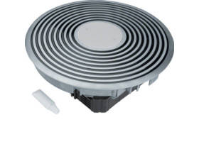 tehalit.VE-EE Podł rowkowy punkt zasilania tubus R2 podłoga podn czarny alu VANR2009005 HAGER