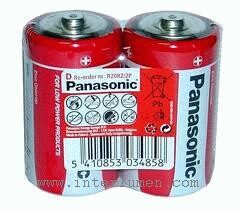 R20 /D Panasonic 4858 Zinc Carbon Tx2