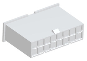 Obudowa złącza 16-pinowe 2-rzędowe raster: 4.2mm TE Connectivity Męski Montaż na panelu VAL-U-LOK Złącze przewód-panel,
