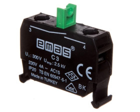 Element łączeniowy 1NO do przycisków B w kasetach, T0-C3BK