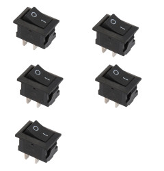 Opencircuit Rocker mini switch 1 pole - 5 pieces
