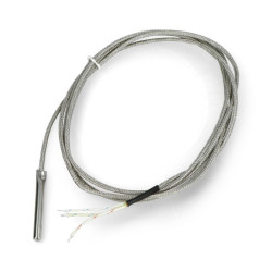 Sonda pomiarowa wysokiej temperatury PT100 - 100Ω 6x50mm metalowy oplot