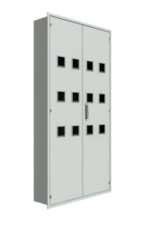 Rozdzielnica licznikowa wnękowa 12 liczników 3F ALFA-TL-12,0/W