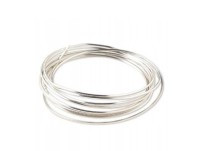 DRUTAG100-005M Srebrzanka 1.0mm - zwój 5mb - drut miedziany srebrzony