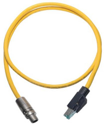 Patch cable, RJ45 plug, straight to RJ45 plug, straight, Cat 5, PVC, 0.6 m, black, 09473434116