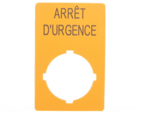 Tabliczka opisowa żółta prostokątna M22-XZK-F99 216473