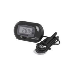 MIERNIK TEMPERATURY -50C 70C AKWARYSTYCZNY CZARNY