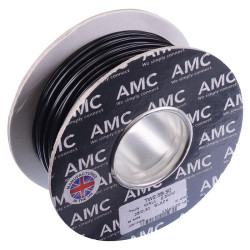 Black 2.5mm² Thin Wall Cable 35/0.3mm 50M