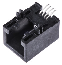 Złącze RJ11 Żeński Złącze RJ11 Montaż powierzchniowy Molex, 90°, 6P4C-żyłowe