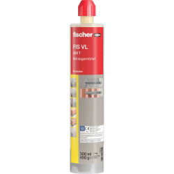 Fischer 519557 2K injection Mortar system vinyl-ester 300 ml indoor/outdoor
