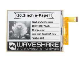 Waveshare 1872×1404, 10.3inch flexible E-Ink raw display