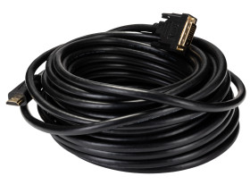 Kabel HDMI 15m A: HDMI B: Pojedyncze połączenie DVI-D A: Męskie B: Męskie